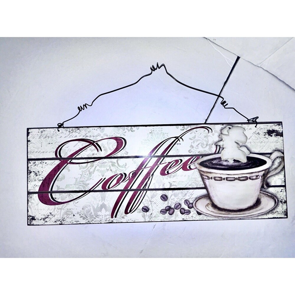 COFFEE plaque 3D home decor